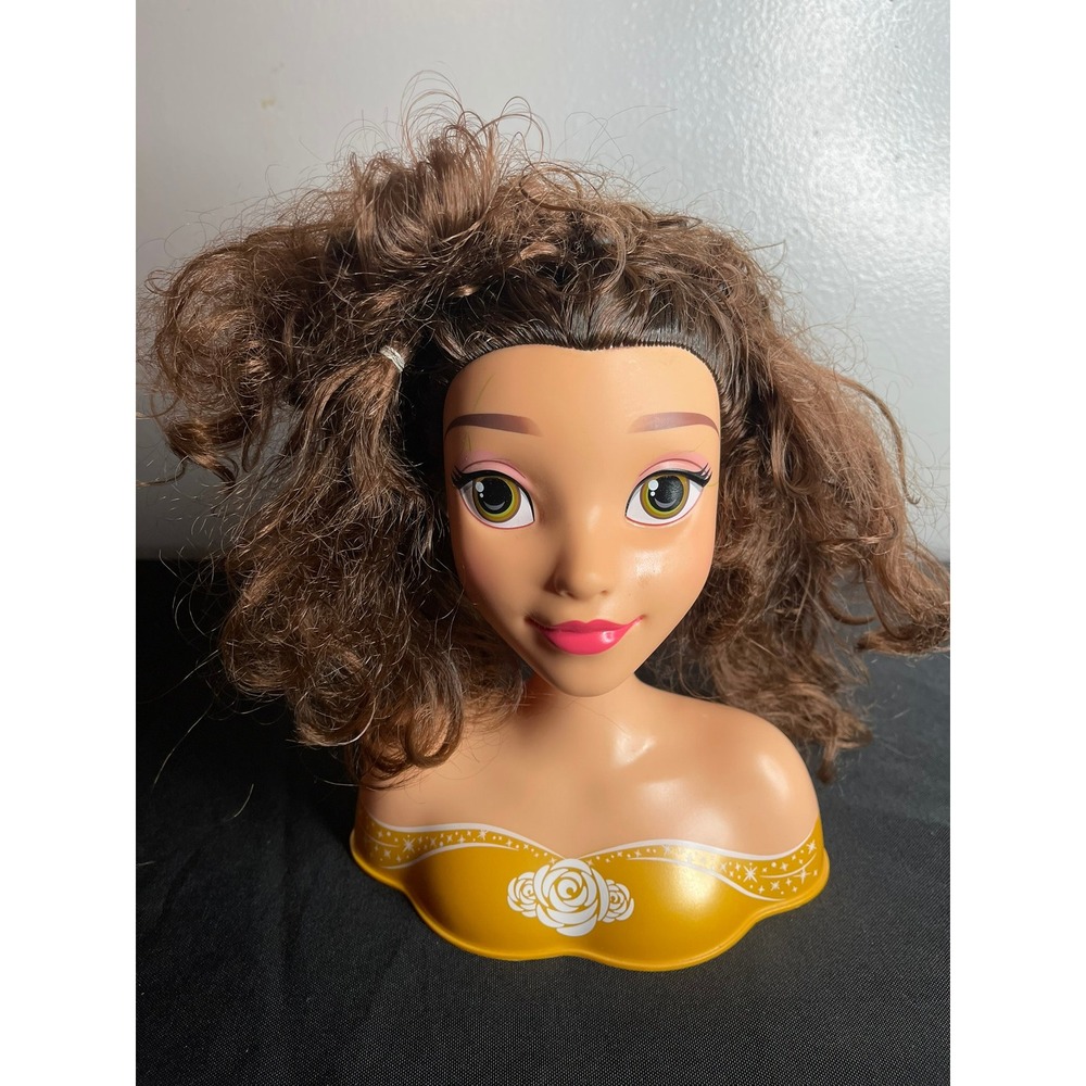 Disney Princess Belle Styling Head Beauty and the Beast Hair Play Toy Just Play